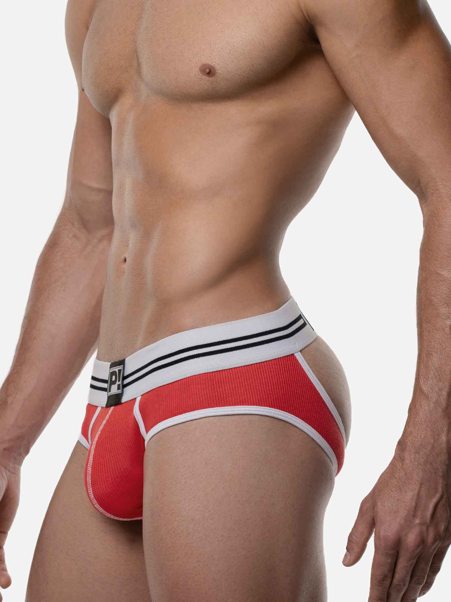 Backless Brief - Red